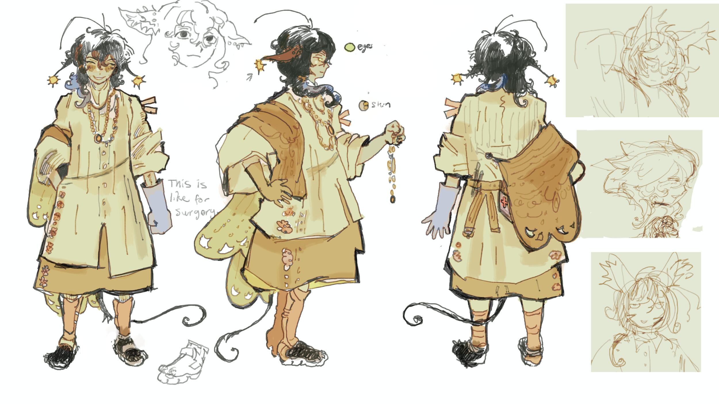 Concept art for a personal comic, 2024